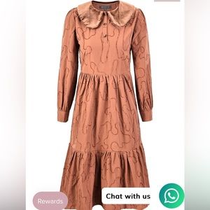 Ginger align dress with collar